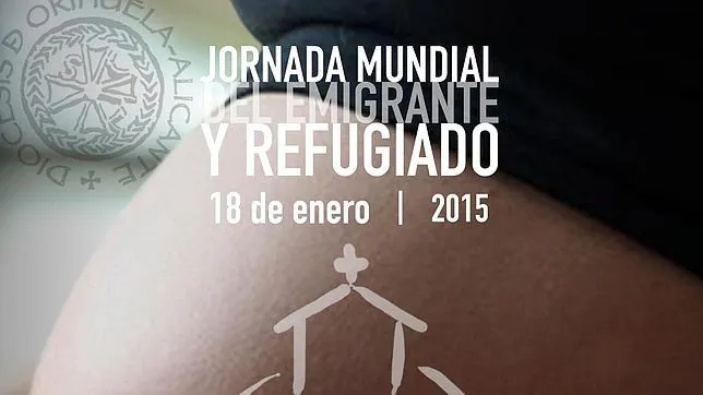 Cartel de la Jornada Mundial del Emigrante y Refugiado