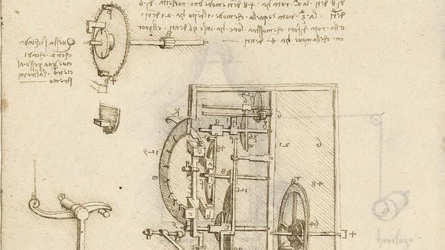 Manuscritos del Códice Madrid I de Leonardo da Vinci de la Biblioteca Nacional