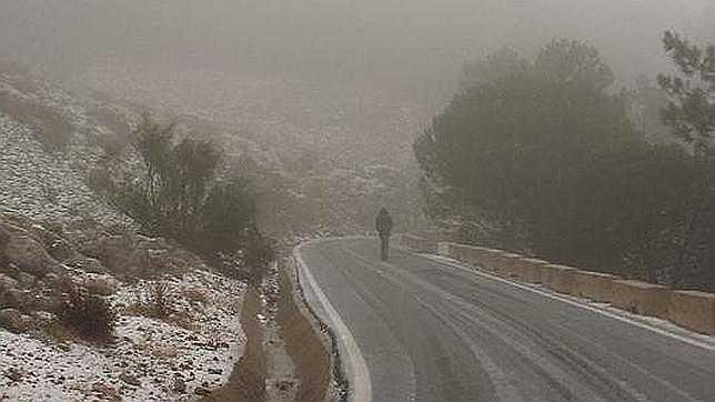 Primera nevada del año en Grazalema