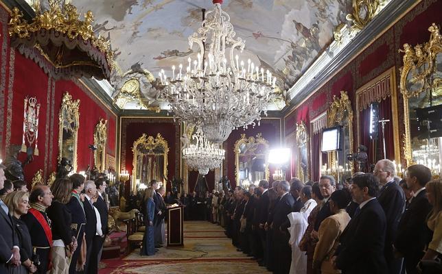 Don Felipe recupera el formato tradicional de la recepción al Cuerpo Diplomático