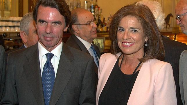 Aznar y Botella, en una imagen de archivo