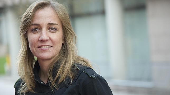 Tania Sánchez, durante una entrevista con ABC