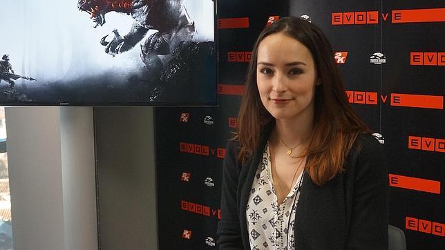 Chloe Skew, productora de TurtleRock, estudio encargado del desarrollo de «Evolve»