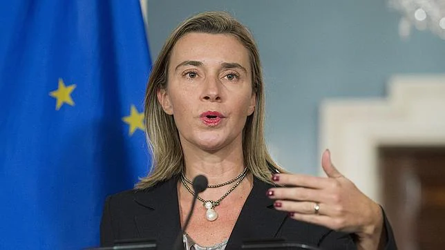 La jefa de la diplomacia de la Unión Europea (UE), la italiana Federica Mogherini.