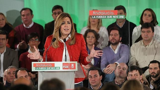 Susana Díaz: «El único tren que voy a coger es el de Andalucía»