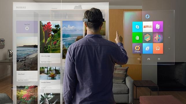 Microsoft invita a ver el futuro desde las imágenes holográficas de Hololens