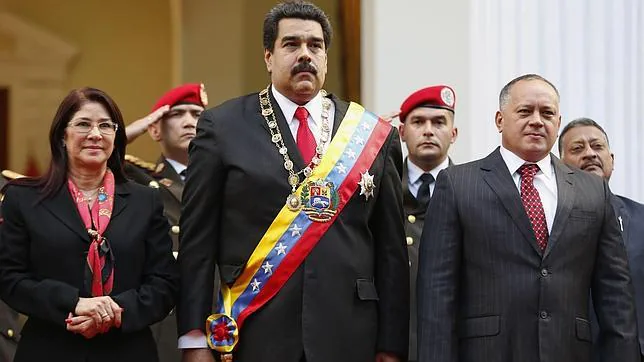 Diosdado Cabello, junto con Nicolás Maduro durante el pasado Discurso sobre el Estado de la Nación