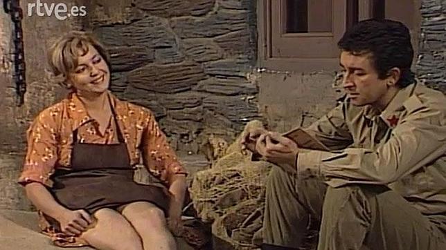 María José Alfonso y Paco Valladores, en «Noche de teatro», de Televisión Española