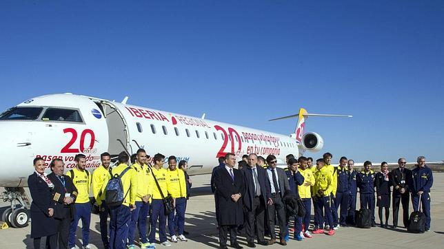 El temporal impide al Villarreal aterrizar en el aeropuerto de Castellón