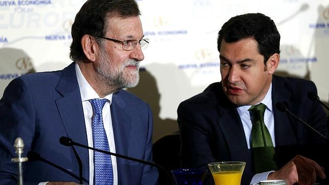 Rajoy desembarca en Andalucía para apoyar a Moreno frente a Susana Díaz