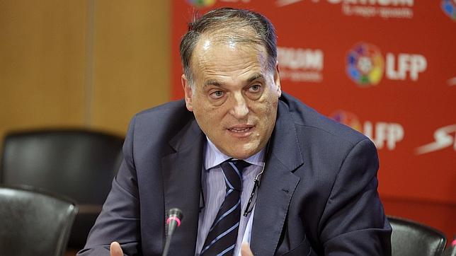 Tebas urge al Gobierno a legislar sobre la venta conjunta de los derechos del fútbol