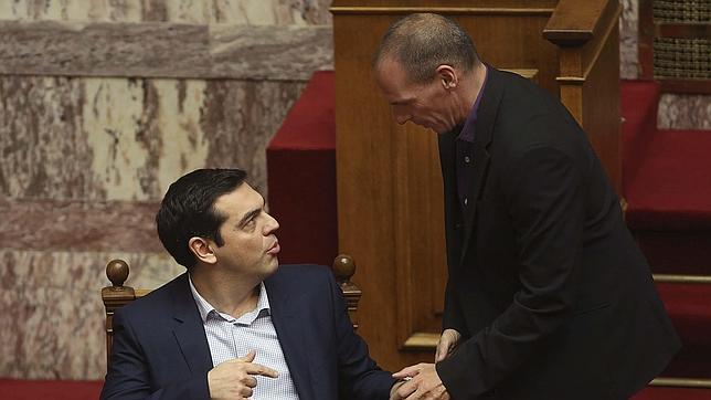 Alexis Tsipras y Yanis Varufakis