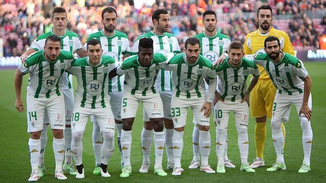 Una alineación del Córdoba de esta temporada