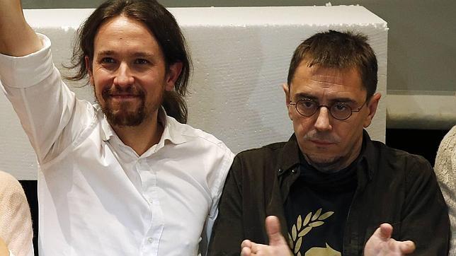 Pablo Iglesias y Juan Carlos Monedero