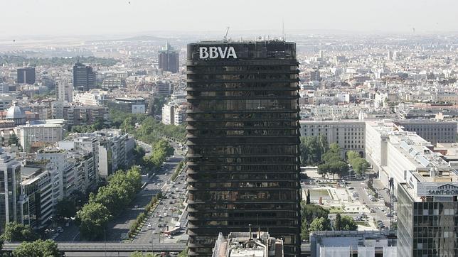 Imagen de la sede de BBVA en Madrid