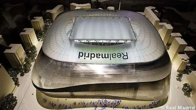 El estadio Bernabéu en su nuevo concepto, con cubierta móvil