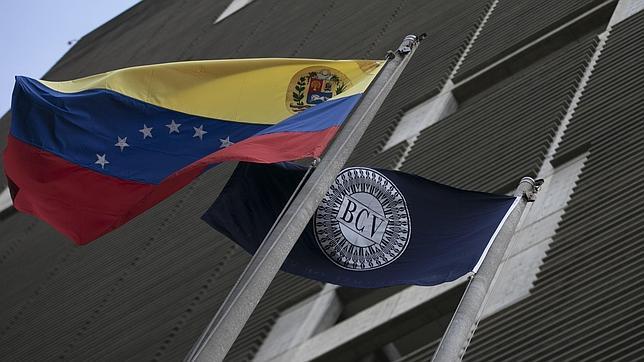 Exteriores de la sede del Banco Central de Venezuela en Caracas