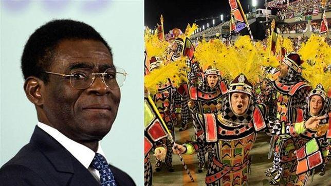 Obiang destina el dinero directamente al patrocinio de una escuela de samba de Río de Janeiro