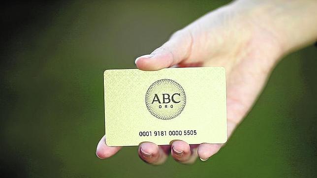 La nueva tarjeta ABC Oro sortea 1.000 euros semanales