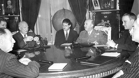 Conferencia política entre las delegaciones de EE.UU. y España en 1959