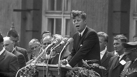 El presidente Kennedy, en 1963 en su discurso en Berlín