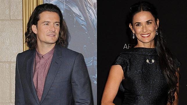 ¿Es amistad o hay algo más entre Orlando Bloom y Demi Moore?