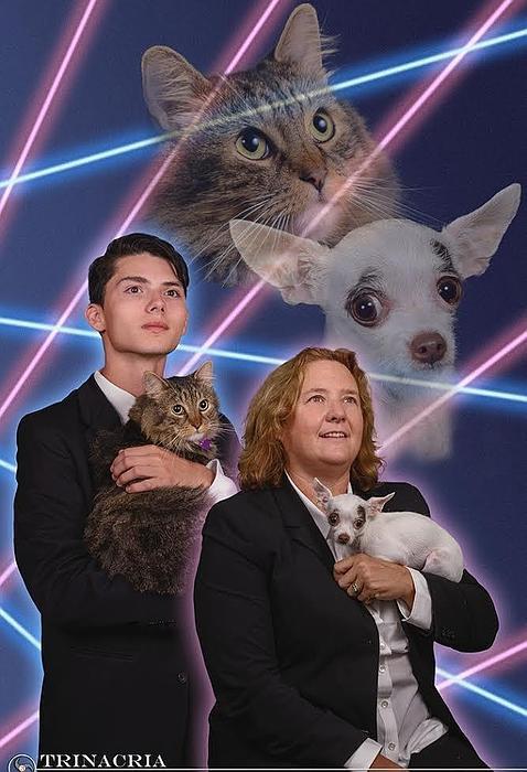 Final trágico para el chico de la foto del gato y los rayos láser