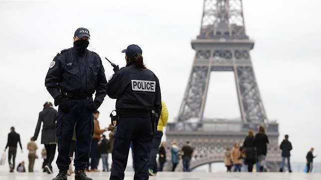 Despliegue de las fuerzas de seguridad en París