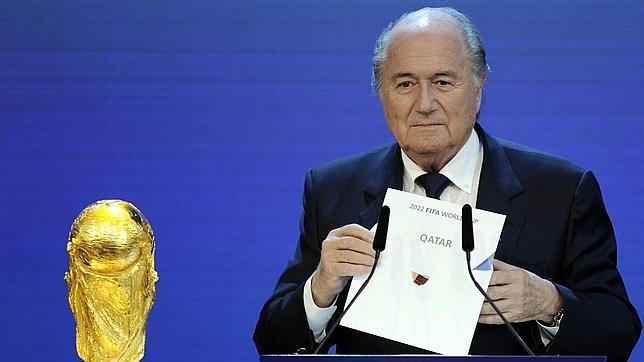 Blatter, en el momento de la elección de Qatar
