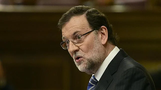 Mariano Rajoy, hoy, en el debate sobre el estado de la Nación