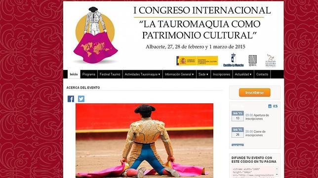 La web del I Congreso de Tauromaquia recibe 30.000 visitas en una semana