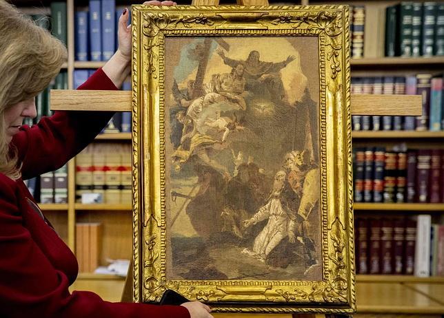 Estados Unidos devuelve a Italia una obra de Tiepolo y una escultura etrusca robadas