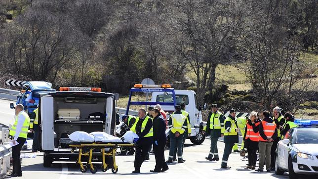 Cinco muertos y un herido en una colisión entre dos turismos en Ávila