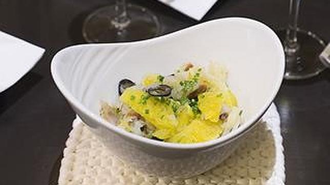 Remojón (ensalada de naranja, bacalao y almendras), de Bodegas Mezquita