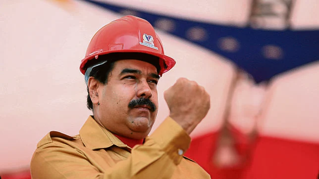 Maduro en un acto de gobierno este miércoles en el estado Bolívar (Venezuela).