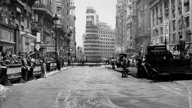 última fase de las obras de la Gran Vía.