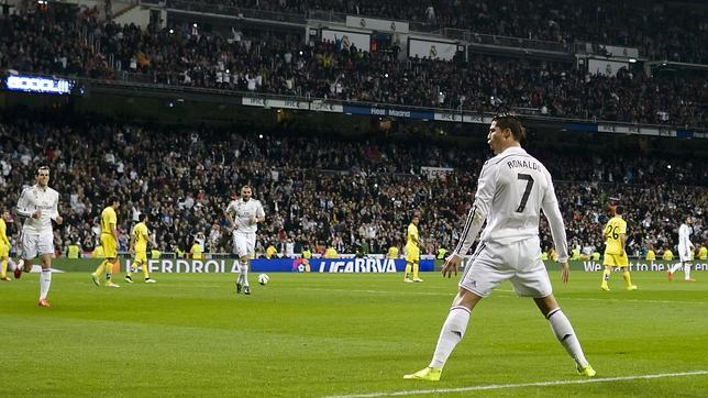 Cristiano marca en el Bernabéu tres meses después