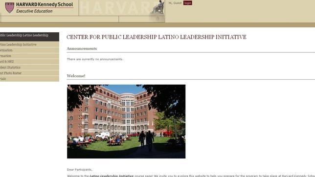El campus de la Escuela de Gobierno de Harvard
