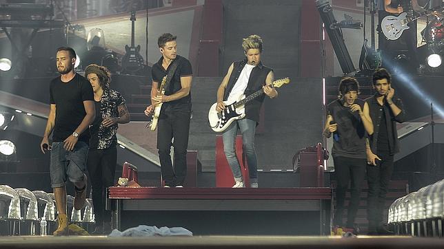 One Direction, en su pasado concierto en el Vicente Calderón, de Madrid