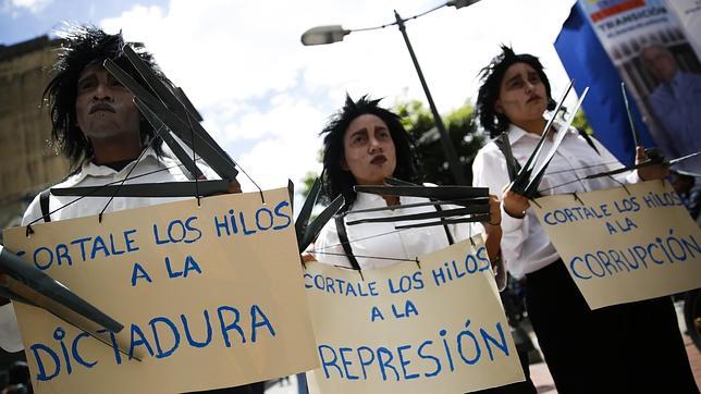 Protestas contra el encarcelamiento de Leopoldo López y Antonio Ledezma