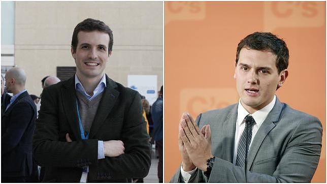 Las diez diferencias entre Pablo Casado y Albert Rivera