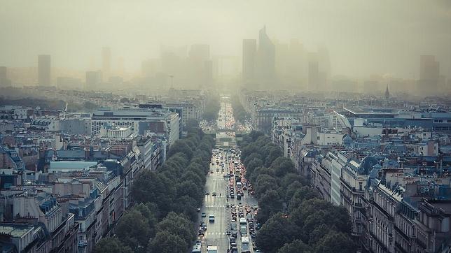 París bajo una capa de contaminación