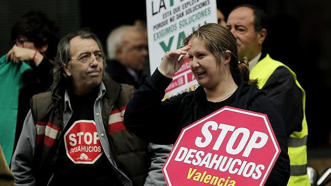 El número de ejecuciones hipotecarias en  España crece un 7,4% en 2014