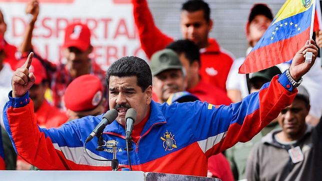 Nicolás Maduro, en el 26 aniversario del «caracazo», en un acto en la capital venezolana