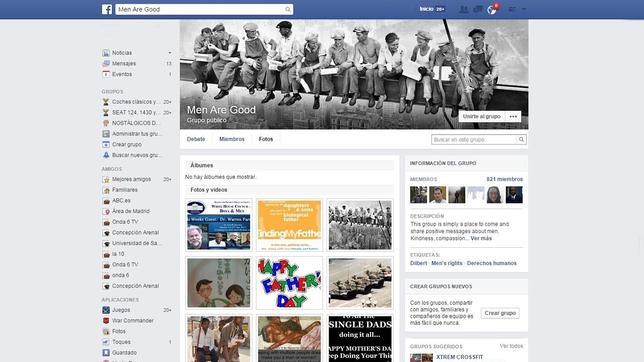 «Men are good», un grupo de Facebook para contar que los hombres no son malos