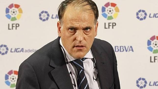 Tebas: «Trabajaré para que no haya pitos al himno en la final»