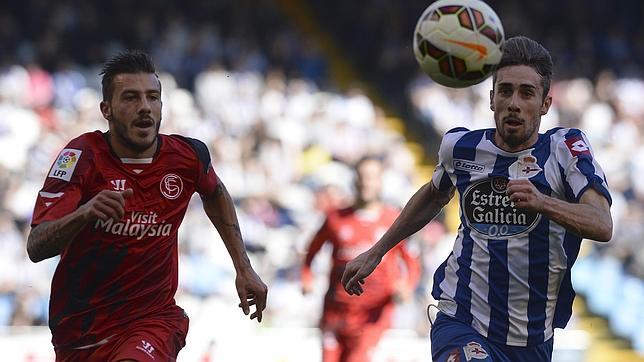 Exhibición de Vitolo en Riazor