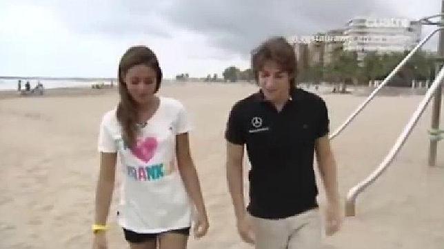 El día que Roberto Merhi conoció a Lara Álvarez