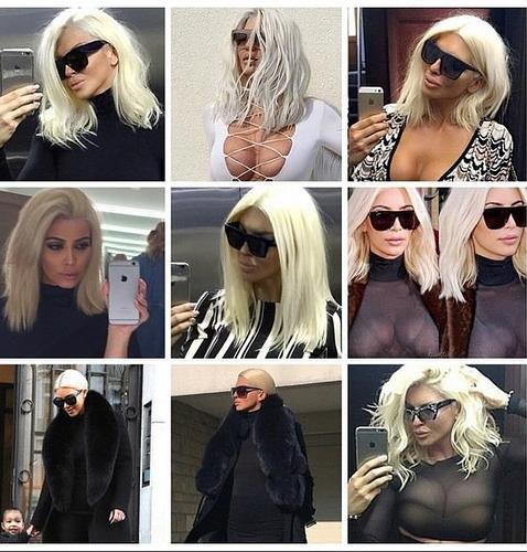 Collage publicado por la cantante serbia en el que resulta difícil encontrarla