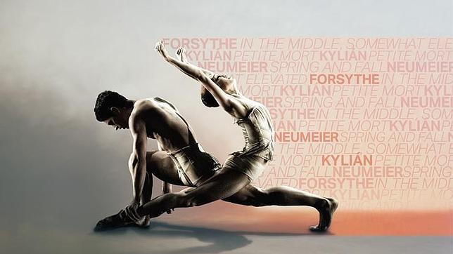 Cartel del espectáculo de danza contemporánea presentado por el English National Ballet
